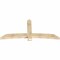 Ekena Millwork Bellingham Rough Sawn Timber Gable Bracket, Douglas Fir, 84"W x 38"H x 4"D x 6"F, 11/12 Pitch GBW084X38X0406BEL00RDF - alternate 5